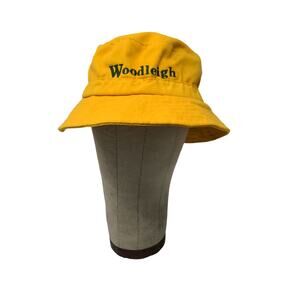Woodleigh Bucket Hat Yellow Size 58 CM Embroidered Spell Out